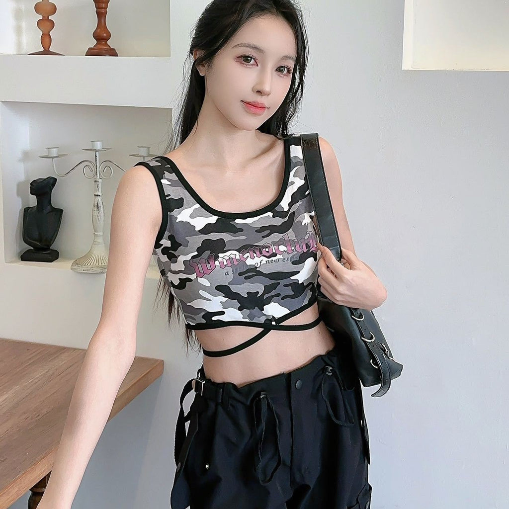 Tank Top Camo cultivé pour les femmes