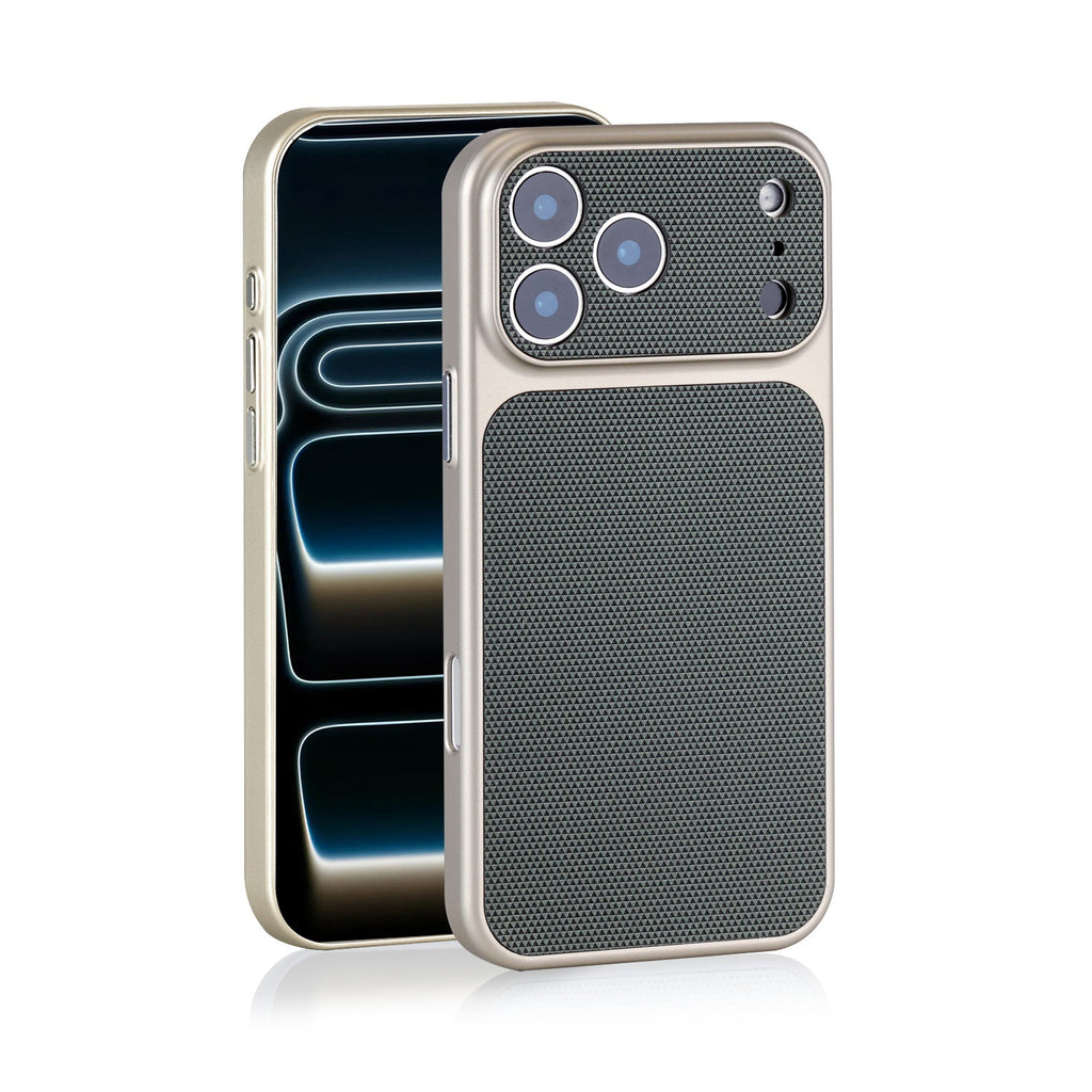 Couvercle de protection du boîtier de téléphone Grande fenêtre en cuir diamanté