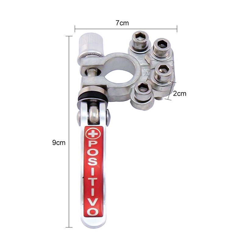 2Pcs Clamp universel de batterie de voiture Terminal de connexion-Pure Camion en cuivre