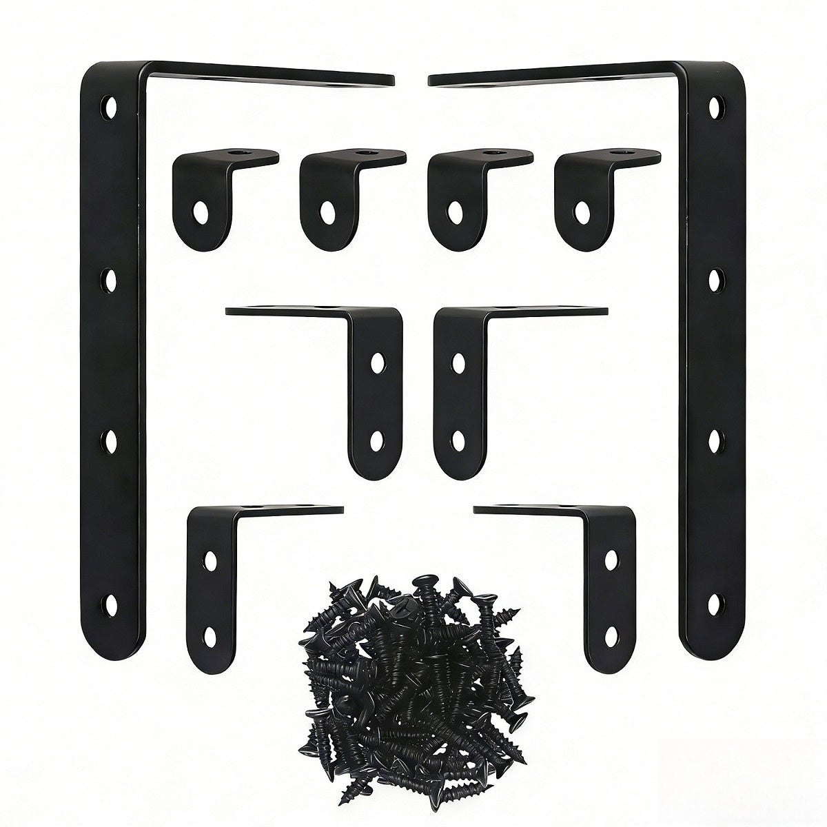 Black Corner Connector Set - Connecteurs de coin pratiques pour l'assemblage et l'artisanat de tous les jours P