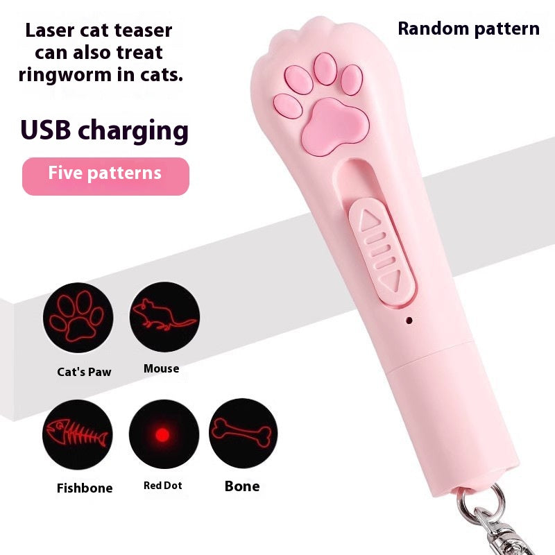 Funny Cat stylo de charge de lumière jouet Self-Hi soulagement Stuffy