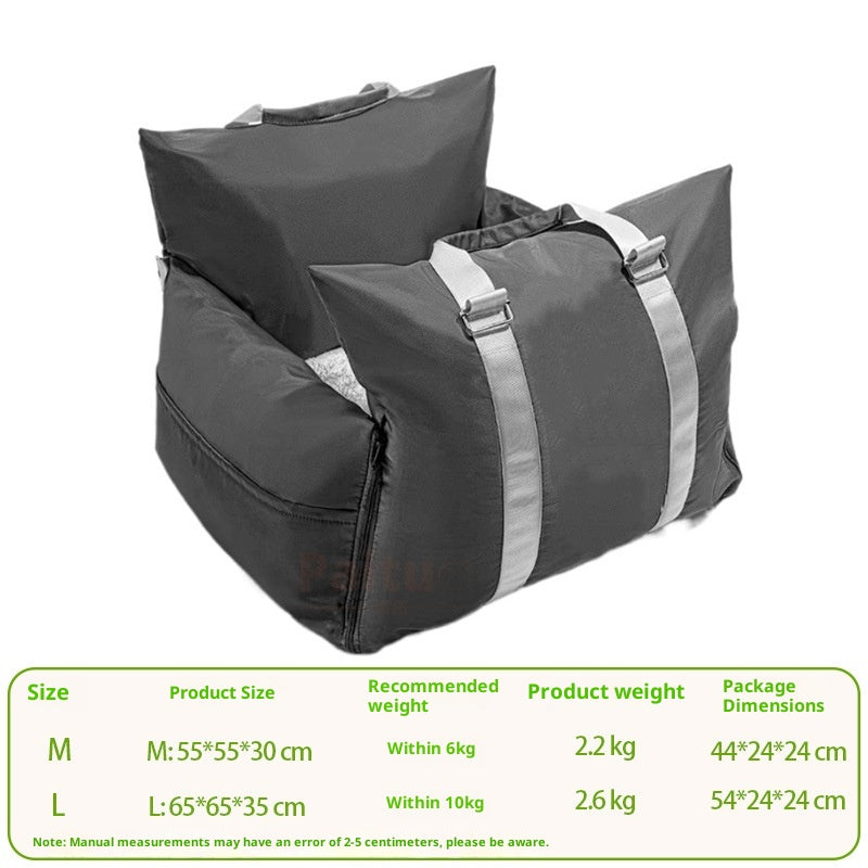 Car Kennel imperméable antidérapant antidérapant antidérapant sac d'animal amovible