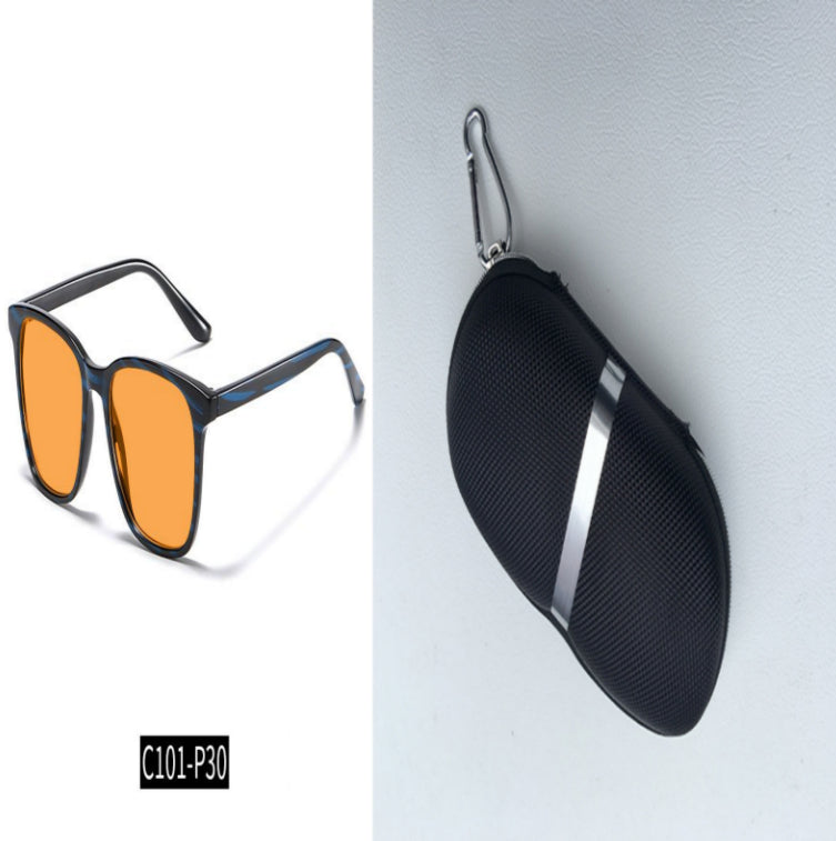Commerce extérieur Verres UV anti-bleu Mode Orange Rouge