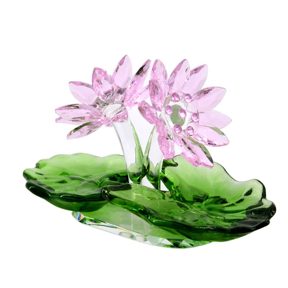 Champignons Artisanats Ananas Poisson rouge Fleur Pot Swan Papillon Porc cristal Ornements