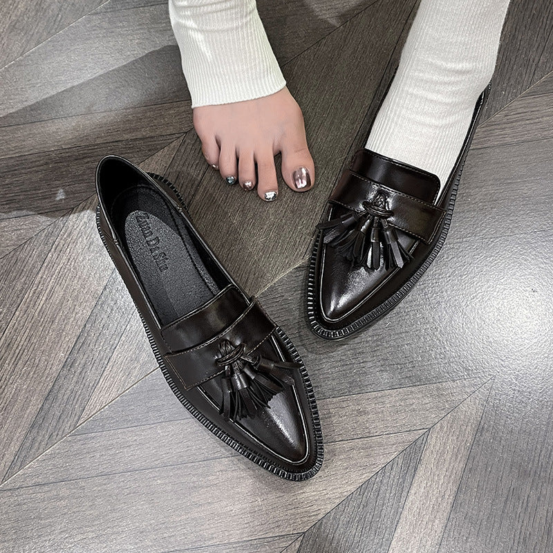 Chaussures en Tassel Pointed-Toe pour femmes