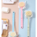 Brosse de bain à double usage avec boule de bain-[ Poudre nordique]-1 pièce