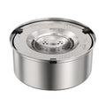 304 En acier inoxydable Floating Pet Splash-Proof Water Bowl Non-Westing Design Tip-Resistant