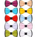 10 Pack Mixed Colors Dog Bowties For Large Dogs Sliding On Collar