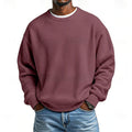 Homme Fashionable Sweatshirt simple et relaxant