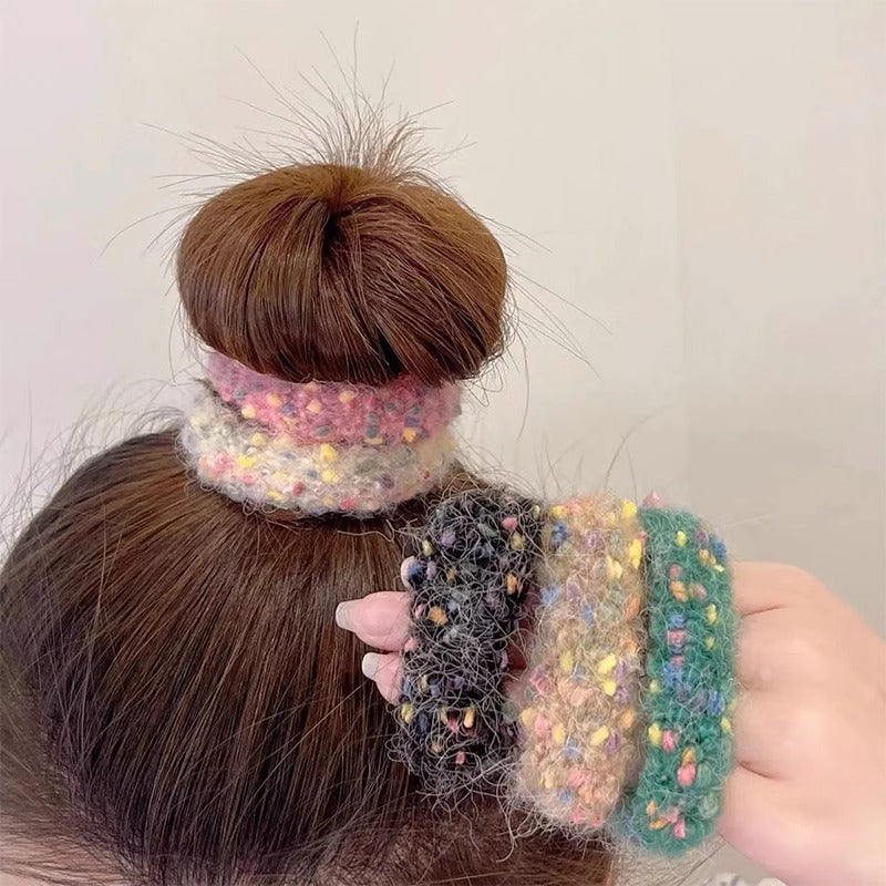 Simple Plush Hair Tie for Women