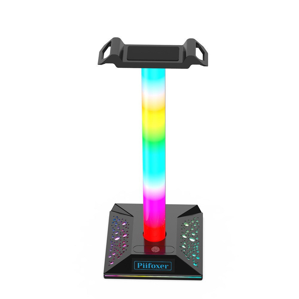 Casque de lumière d'ambiance semi-transparent RGB Casque lumineux Bracket