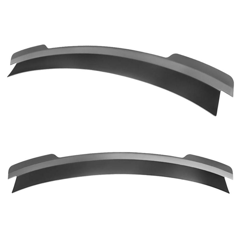 Convient 15-23 Ford Mustang Coupe MD Style Trunk Spoiler Wing ABS - Noir mat