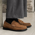 Mocassins vintage de style vieille pièce pour hommes