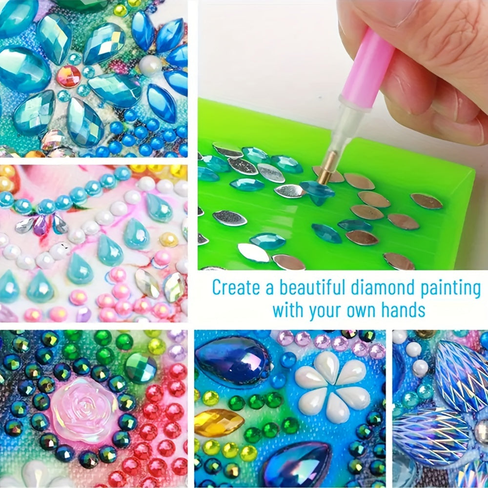 Kit de peinture diamant bricolage Kit carte d'anniversaire