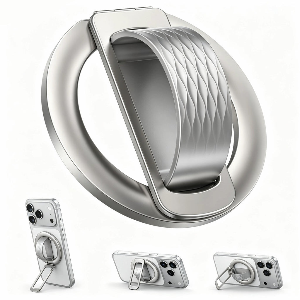 Support de bureau magnétique ultra-mince en alliage de zinc