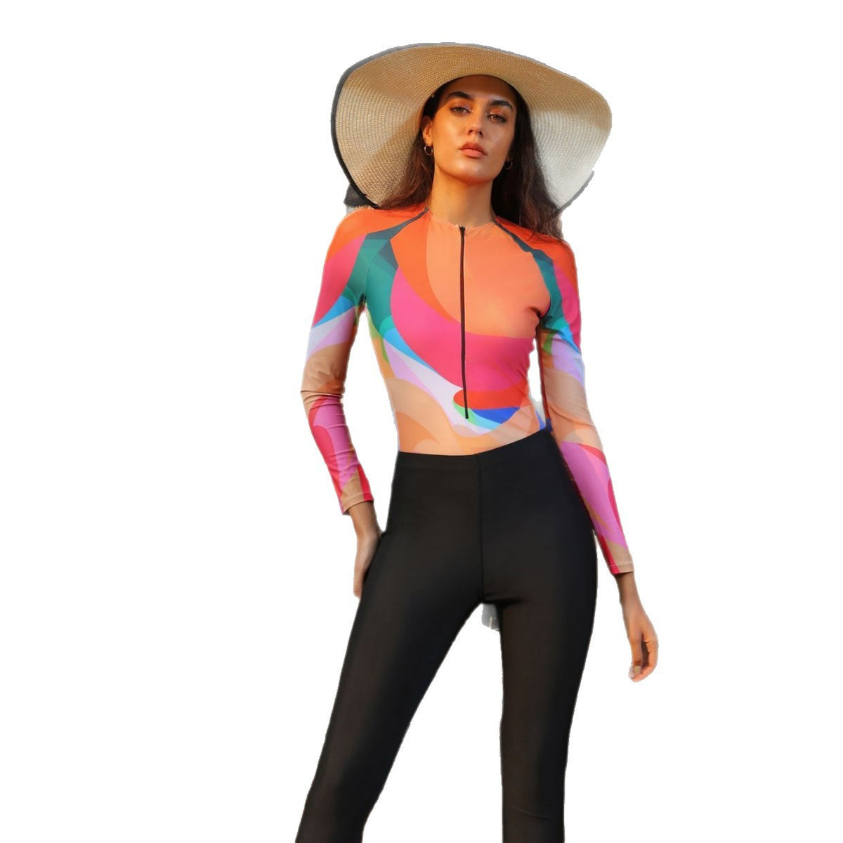 Women's Sun Protection Beach Three-piece Swimsuit