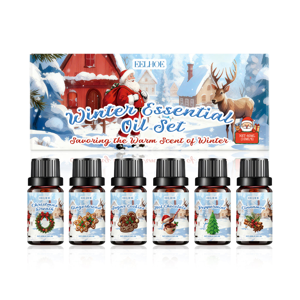 Ensemble d'huile essentielle d'aromathérapie d'hiver 10mlx61box