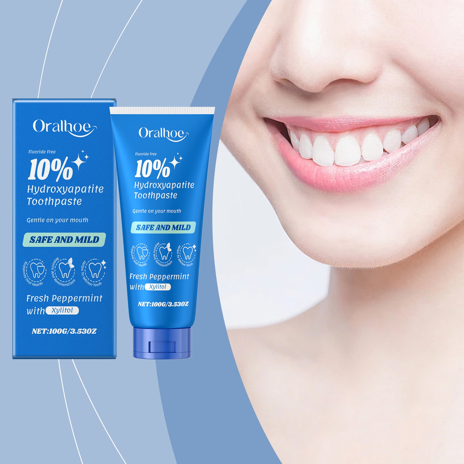 Dentifrice blanchissant la menthe