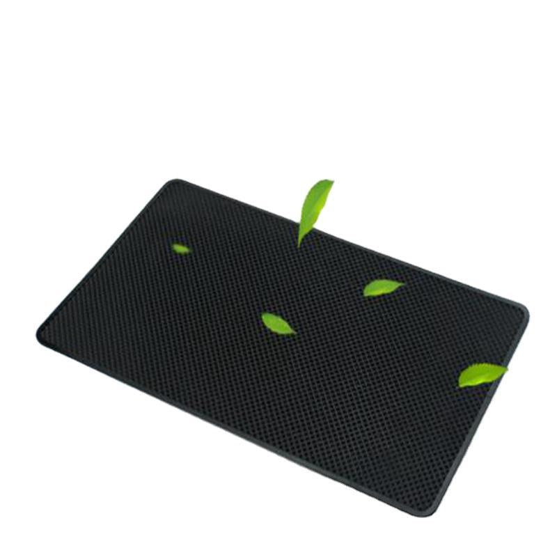 Tapis de rangement antidérapant de voiture - Plaque d'organisateur de tableau de bord en silicone pour les clés de pièces de téléphone - Univers