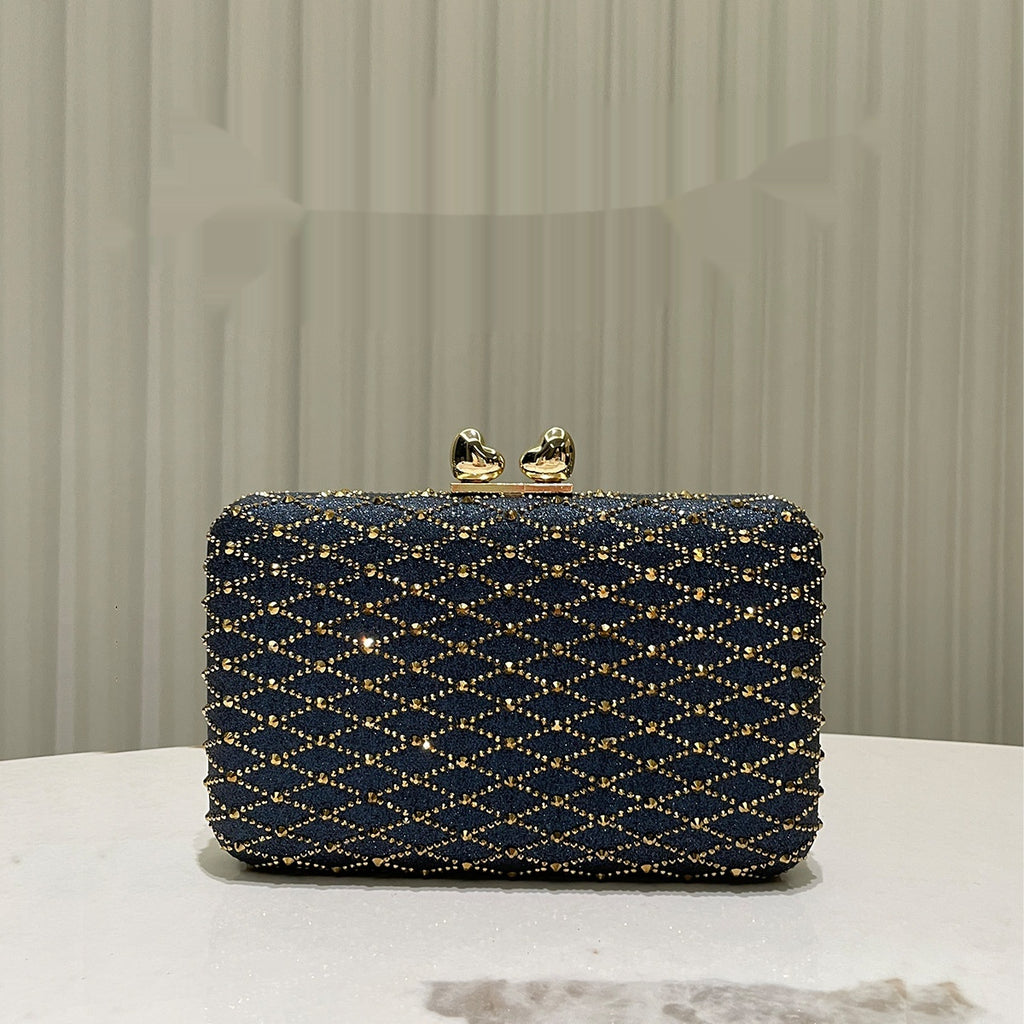Sac de soirée en strass de luxe pour femmes