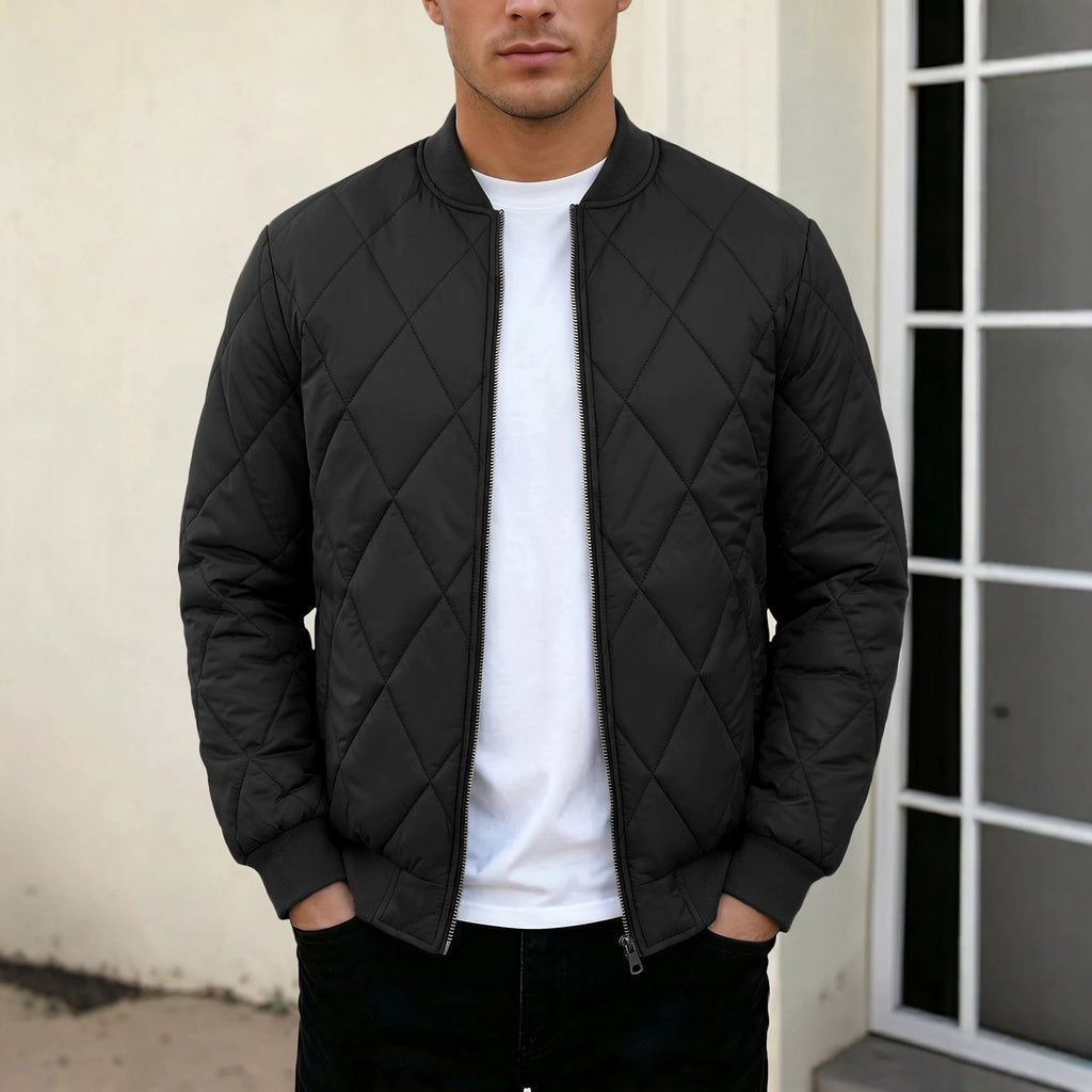 Vêtements de dessus pour homme en couleur solide pour l'automne et l'hiver