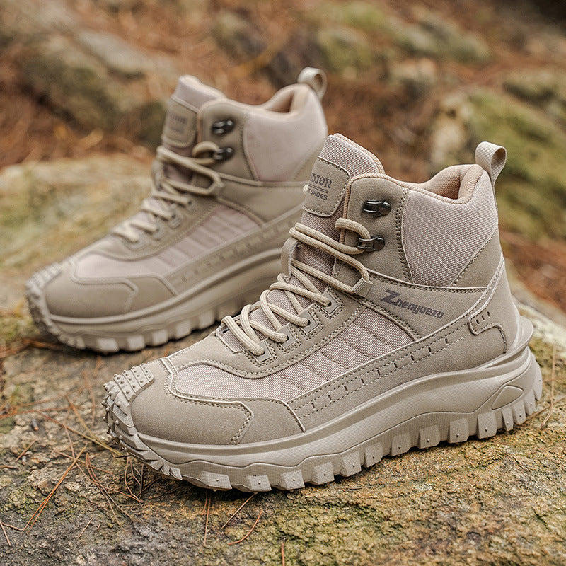 Bottes pour hommes pour le sport occasionnel de plein air et confortable usure épaisse