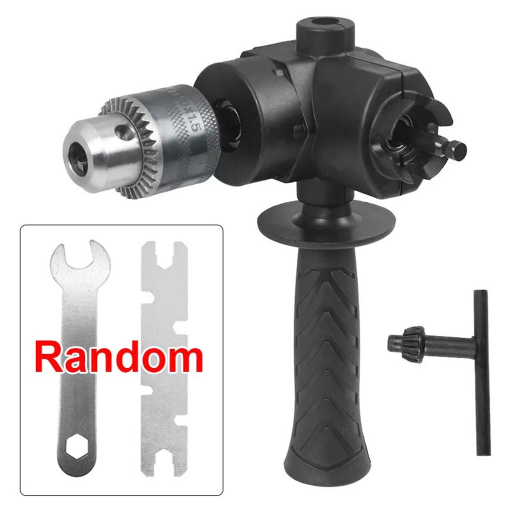 Angle droit 90 degrés d'angle d'attache de perceuse adaptateur haute torque d'attache outil