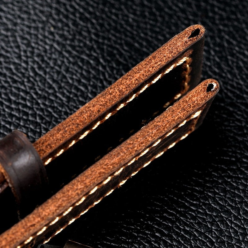 Handcrafted Italian cowhide leather