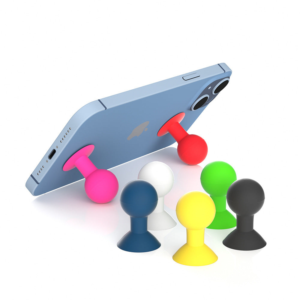 Creative Solid Color Silicone Octopus Ball Mobile Phone Holder