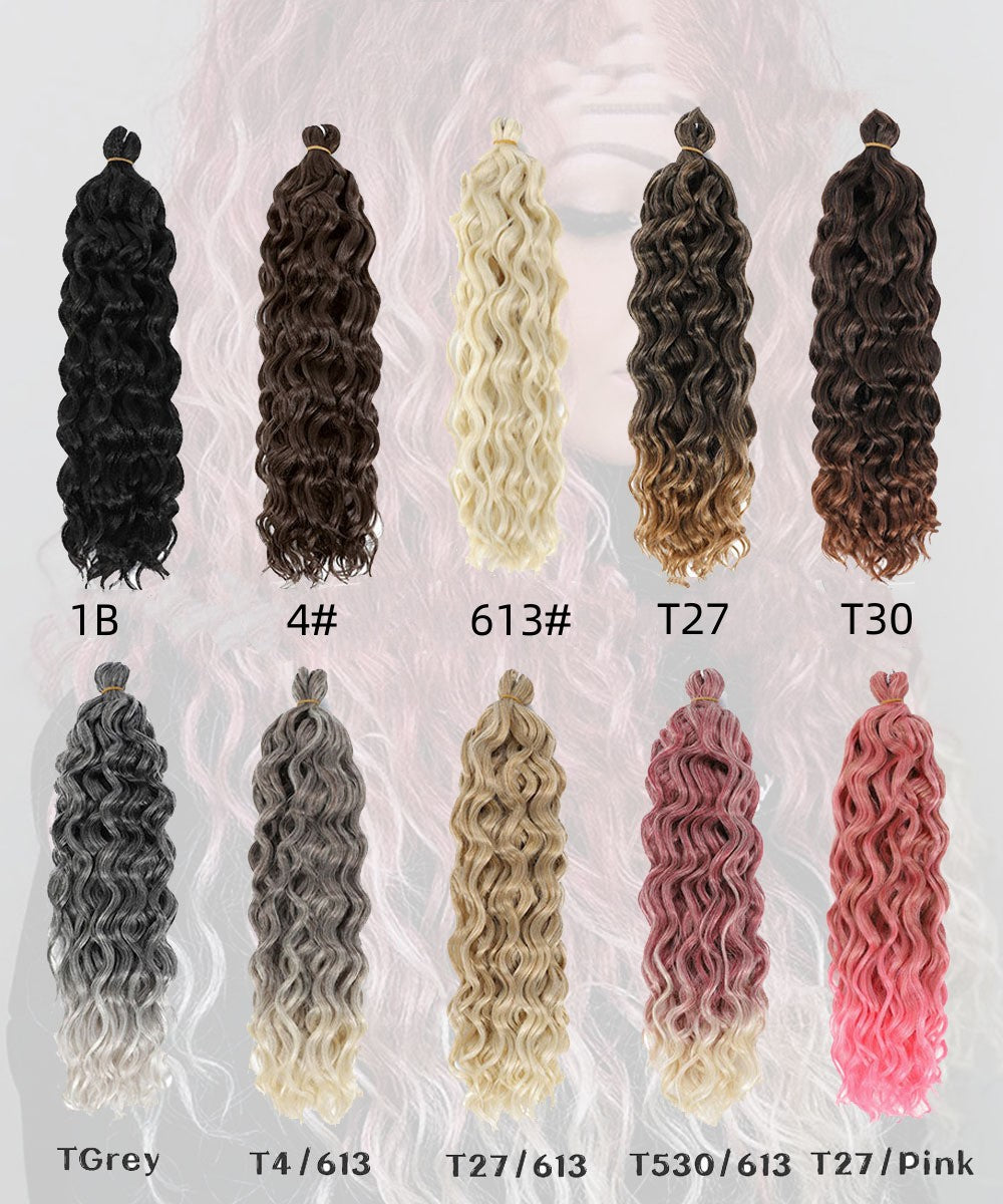 Hawaï Ocean Wave Crochet cheveux
