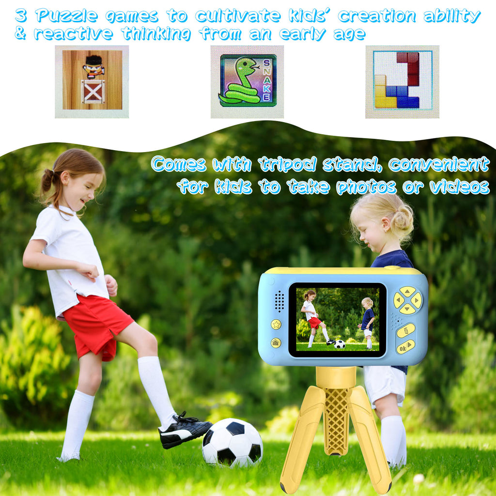 Caméra numérique 1Pc Kids avec objectif Flip Enfants Vidéo Caméscope Jouet de Noël Gif