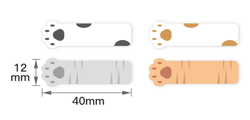 Papier d'étiquette pour imprimantes D11 et D110