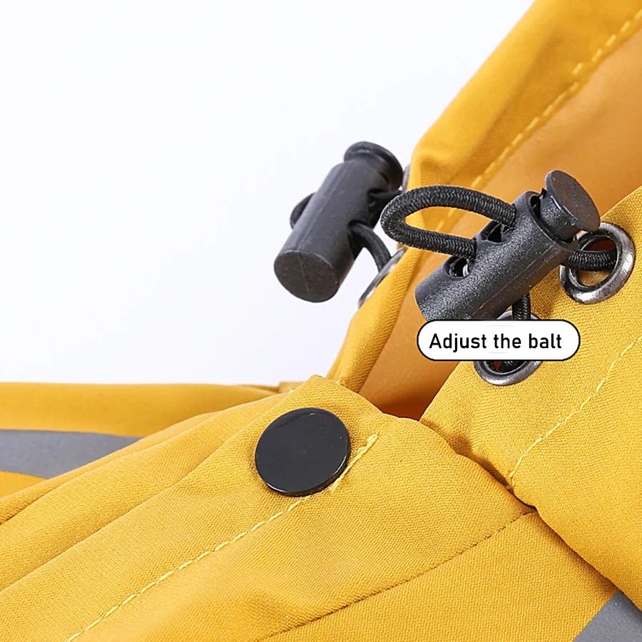 Imperméable imperméable à quatre pattes pour chiens Petit chien Vêtements de sortie Tractable Waterpr
