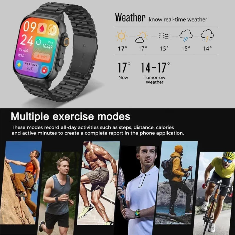 Smartwatch d'appel Bluetooth multifonctions