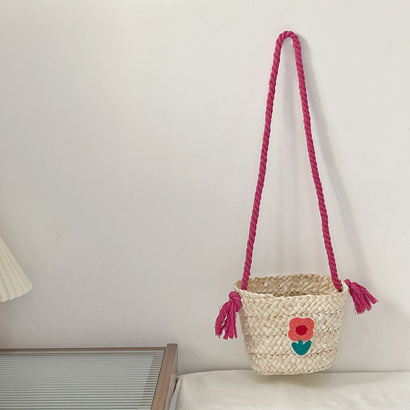 Sac de messager tricoté pour enfants