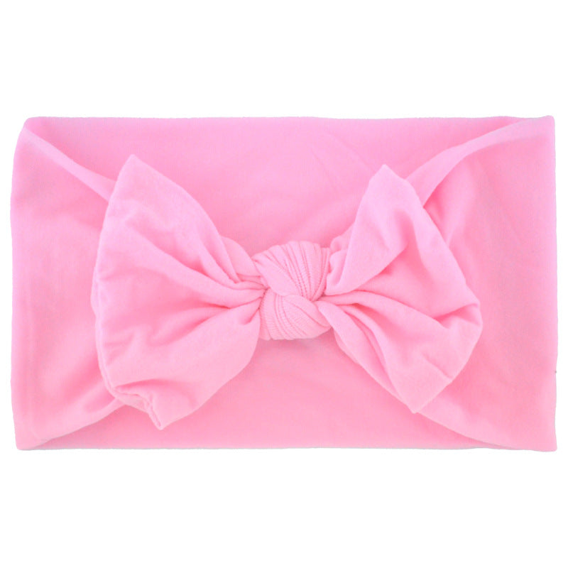 Bandes de tête Super Stretchy Soft Knot avec arcs de cheveux Tête Wrap Accessoires de cheveux pour nouveau-né B