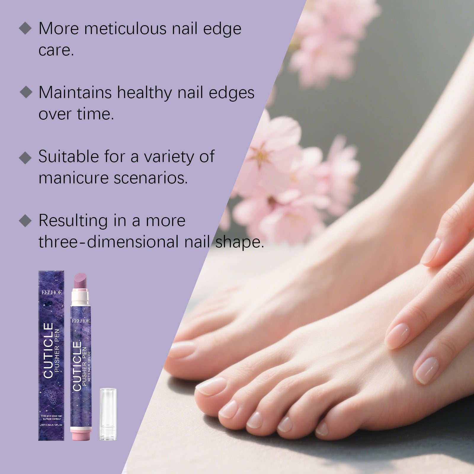 Stylo d'art à ongles pour soins de surface sur les ongles et les ongles