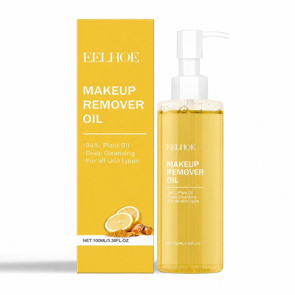 EELHOE Ginger Huile de démaquillant de citron