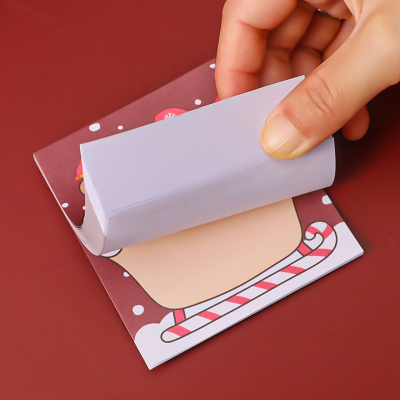 Caricature Noël Sticky Notes Étudiant Papeterie
