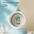 Bassin pliant-diamant en forme de dragon-bleu- 1