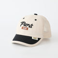 Lettre brodée d'été pour enfants multicolores 1896 Mesh Respirant Casquette de baseball pour Bab