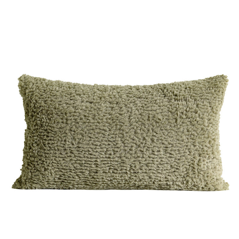 Oreiller lombaire vert Minimiste de style nordique Canapé dossier Coussin
