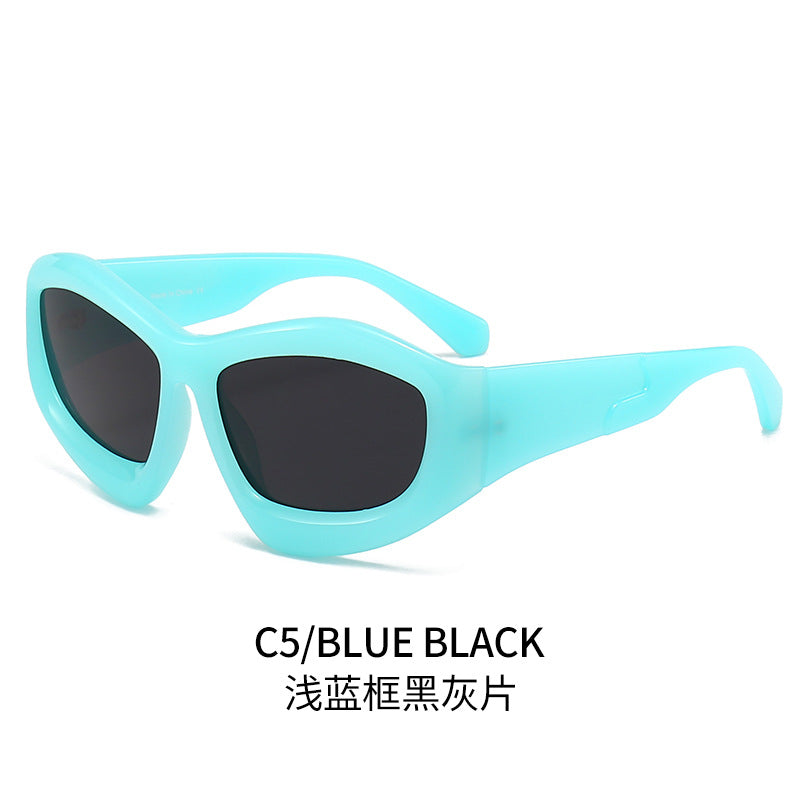 Hommes et femmes Riding Outdoor Personnalité Forme concave Lunettes de soleil
