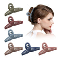 Ensembles de cadeaux de fête multi-pièces – Ensemble de 6 pièces de clips de cheveux mats pour les femmes