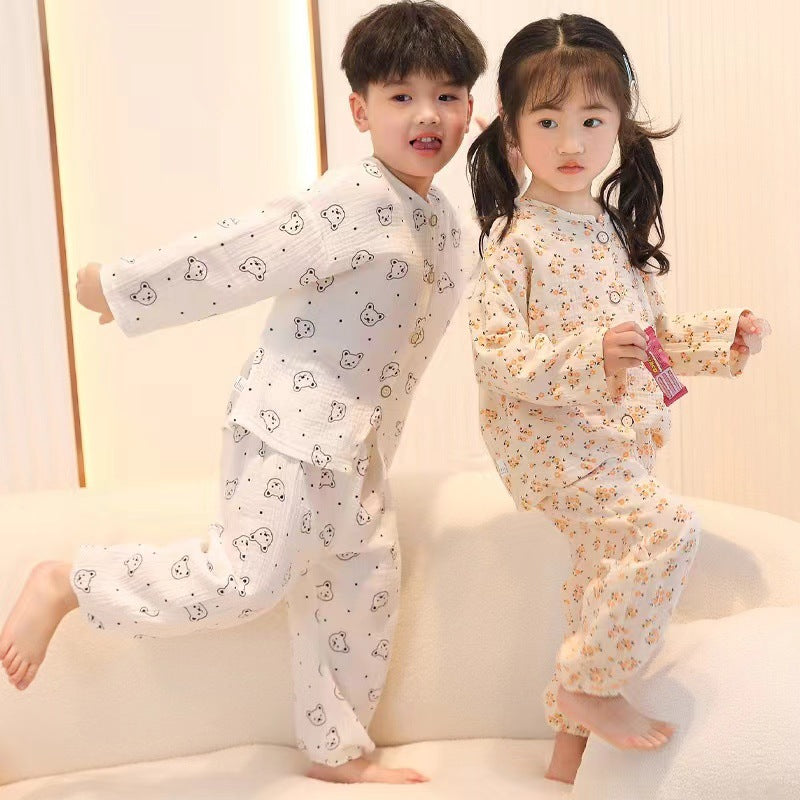 Set de pyjama pour enfants en coton cartoon