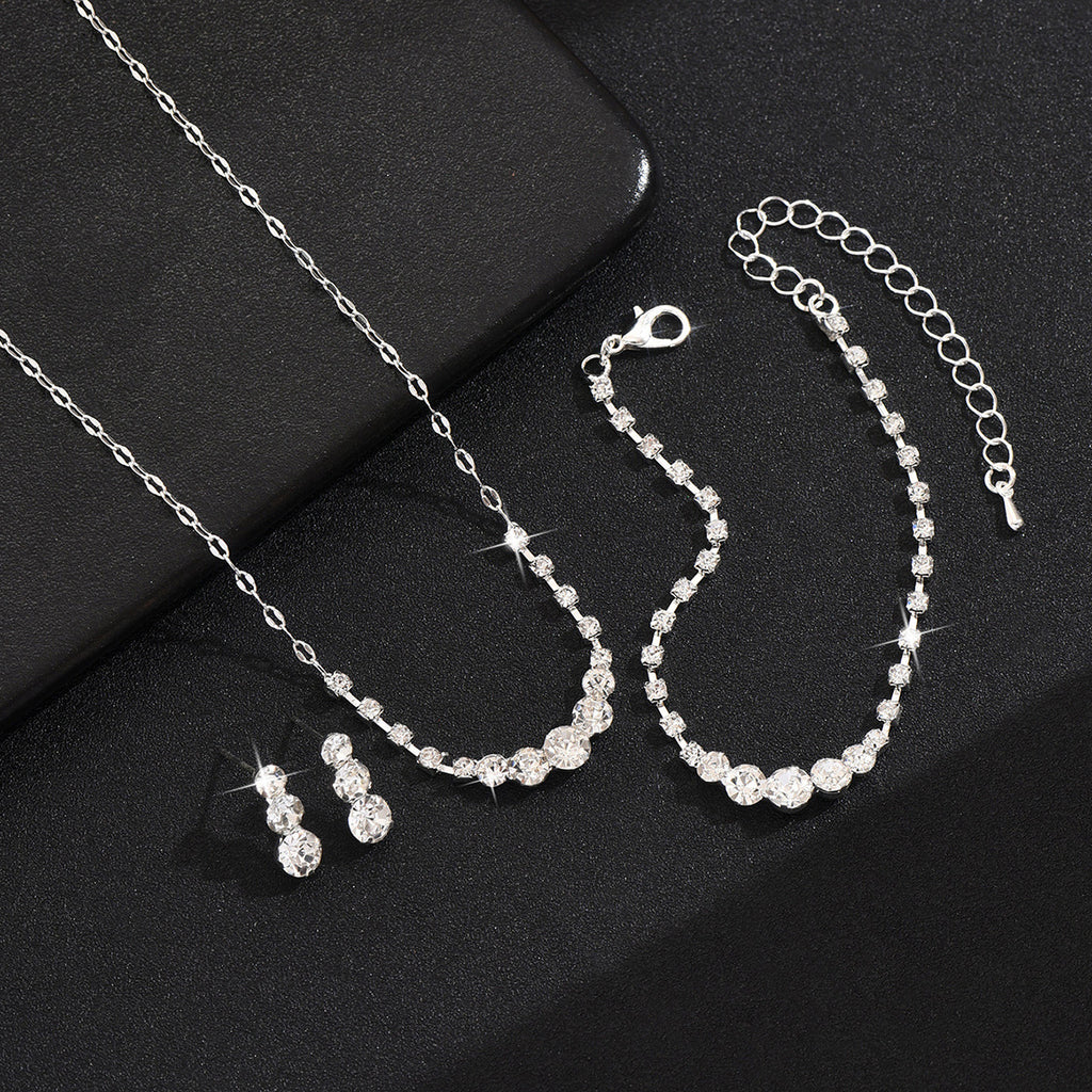 Collier à chaîne en strass brillant