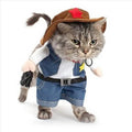 Vêtements de chat Western Cowboy Funny Outfit