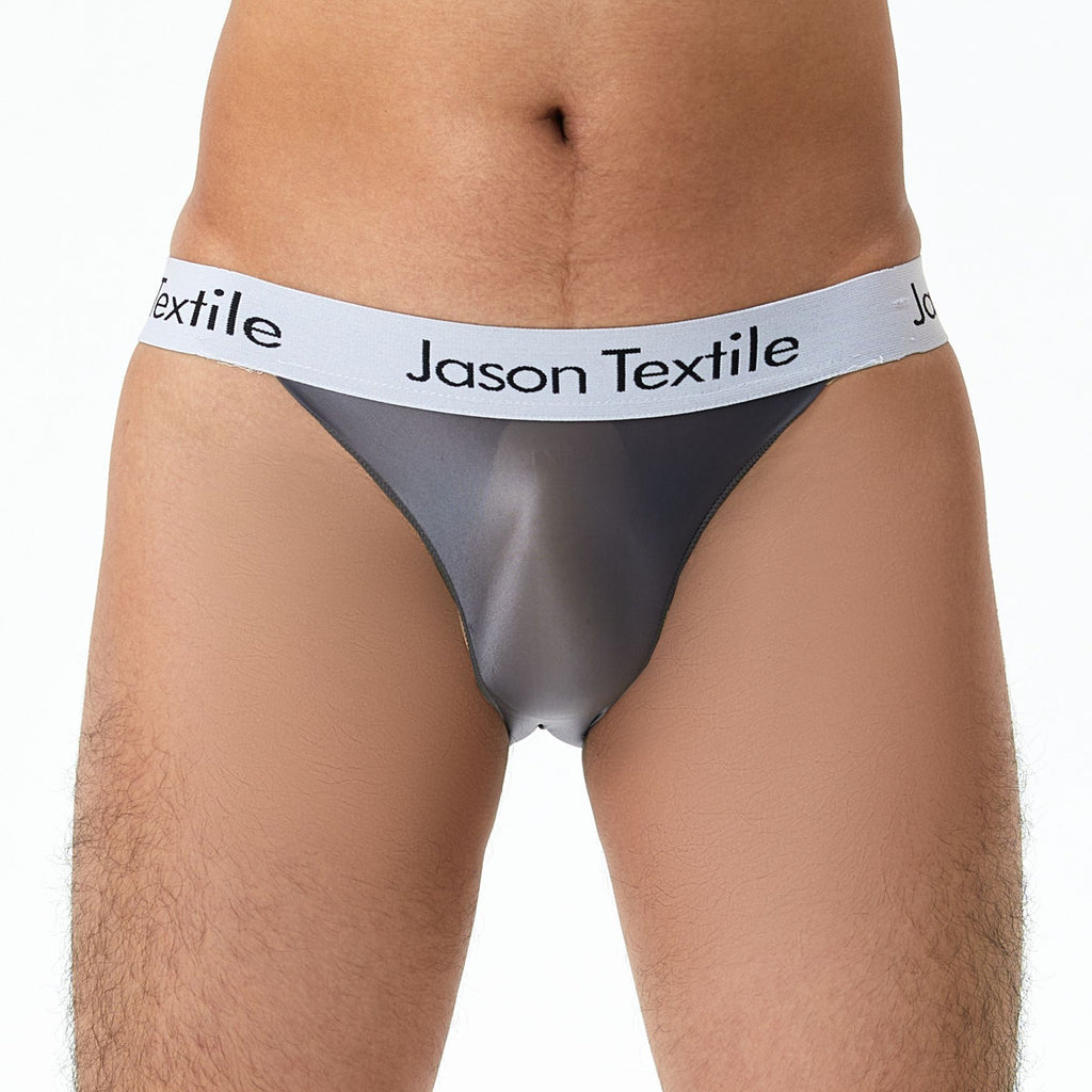 Slip soyeux mince et transparent