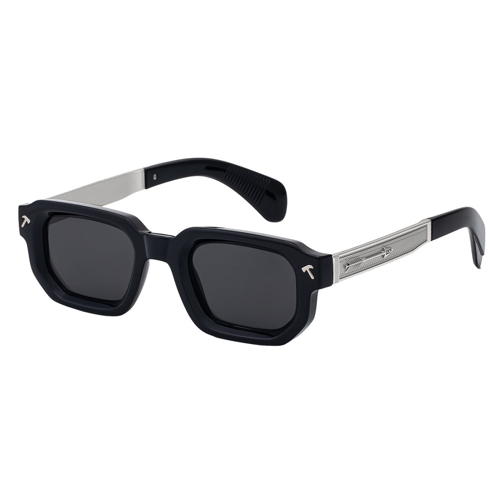 Lunettes de soleil européennes et américaines Fashion Square Frame