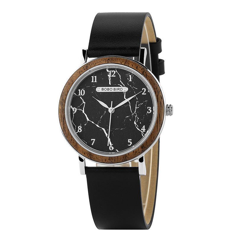 Hommes et femmes Minimalist Montres en bois